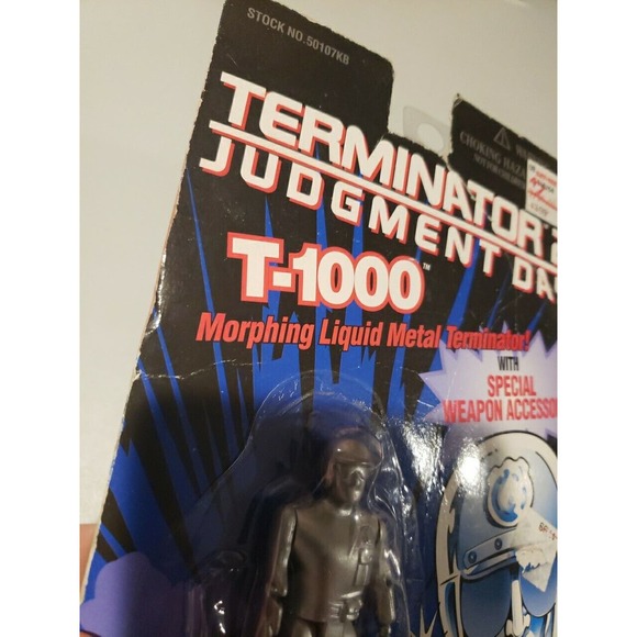 Terminator 2 Judgement Day T-1000 With Special Weapon Toy Island New And Sealed - Picture 4 of 8